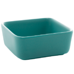 Conjunto de Bowls Quadrados de Porcelana Nórdica Menta Matt