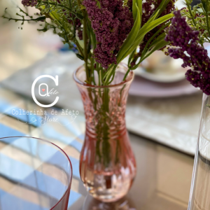 Vaso de Cristal de Chumbo Lys Rosa