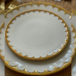 Conjunto de 4 Pratos de Sobremesa Egg