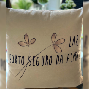 Capa de Almofada Lar, Porto Seguro da Alma